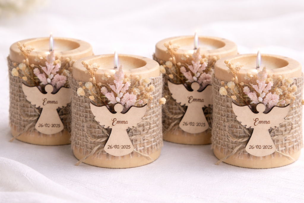 Portavela para bautizo (niña)